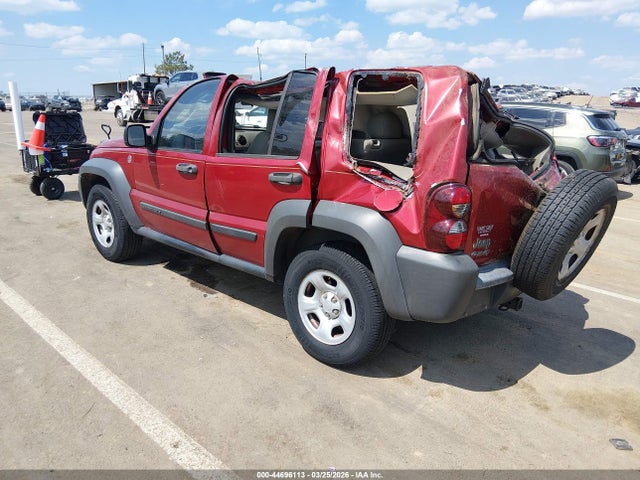 Продажа на аукционе авто 2006 Jeep Liberty Sport, vin: 1J4GL48K36W181646, номер лота: 44696113