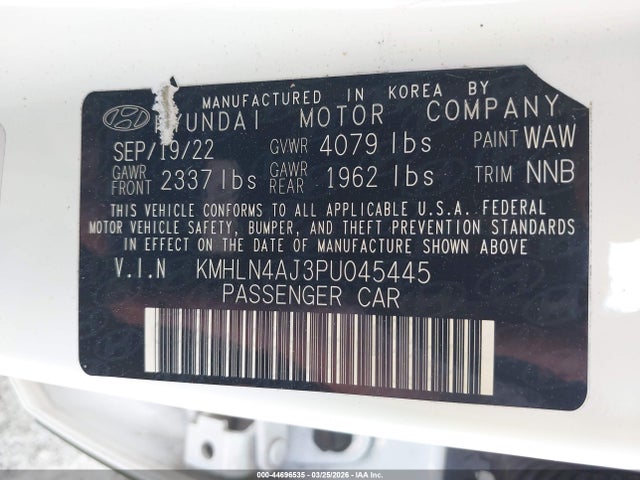 2023 HYUNDAI ELANTRA HYBRID KMHLN4AJ3PU045445 Photo 8