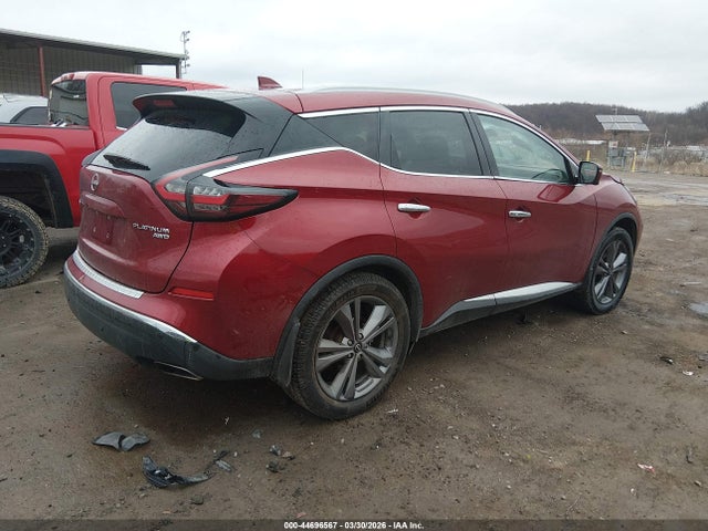 2023 Nissan Murano Platinum Intelligent Awd მანქანა იყიდება აუქციონზე, vin: 5N1AZ2DS6PC122643, აუქციონის ნომერი: 44696567