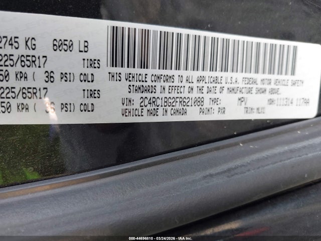 2015 CHRYSLER TOWN & COUNTRY 2C4RC1BG2FR621088 Photo 8