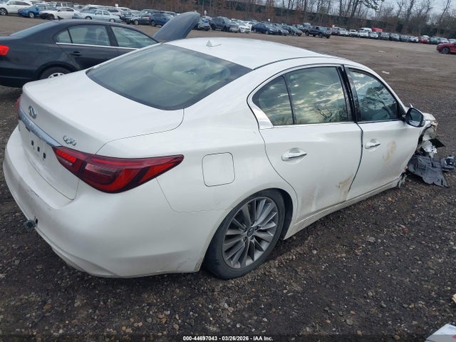 2019 Infiniti Q50 3.0t Luxe მანქანა იყიდება აუქციონზე, vin: JN1EV7AR9KM593708, აუქციონის ნომერი: 44697043