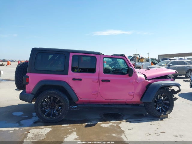 Продаж на аукціоні авто 2020 Jeep Wrangler Unlimited Sport S 4x4, vin: 1C4HJXDN2LW148117, номер лоту: 44697146