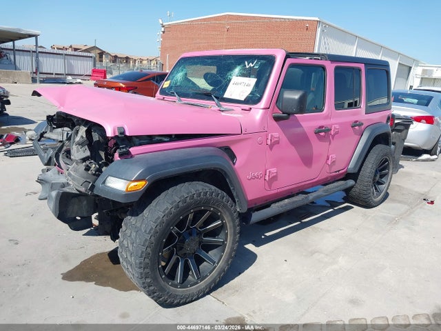 Продаж на аукціоні авто 2020 Jeep Wrangler Unlimited Sport S 4x4, vin: 1C4HJXDN2LW148117, номер лоту: 44697146
