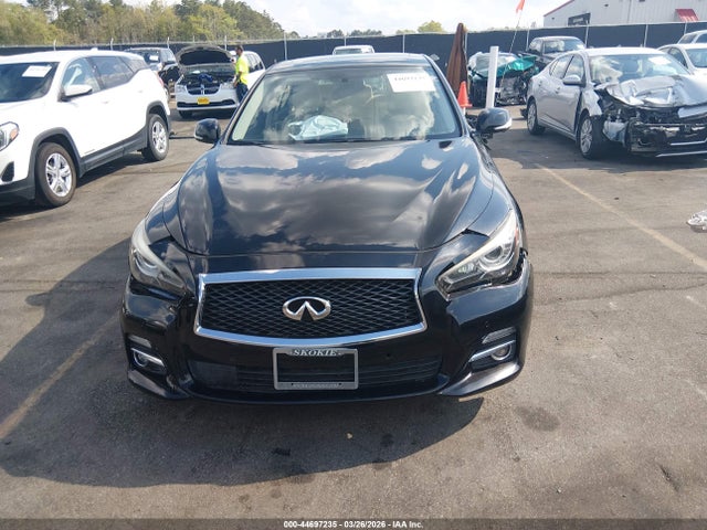 2016 Infiniti Q50 3.0t Premium მანქანა იყიდება აუქციონზე, vin: JN1EV7AR0GM342101, აუქციონის ნომერი: 44697235