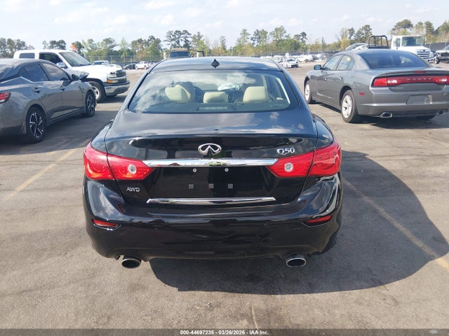 2016 Infiniti Q50 3.0t Premium მანქანა იყიდება აუქციონზე, vin: JN1EV7AR0GM342101, აუქციონის ნომერი: 44697235
