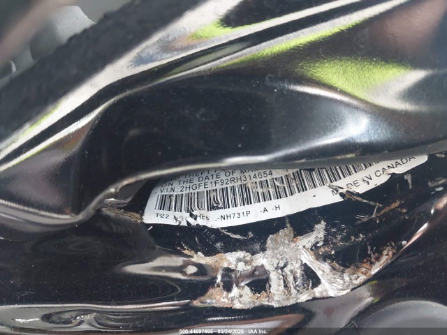 Продаж на аукціоні авто 2024 Honda Civic Touring, vin: 2HGFE1F92RH314654, номер лоту: 44697465