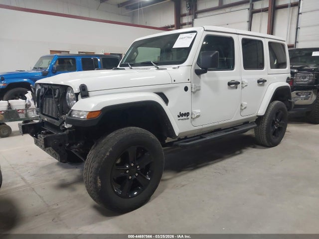 Продажа на аукционе авто 2021 Jeep Wrangler Unlimited Sahara Altitude 4x4, vin: 1C4HJXEG5MW610073, номер лота: 44697566