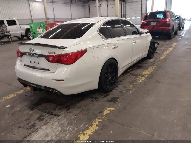 44697576 :رقم المزاد ، JN1BV7AR0FM393941 vin ، 2015 Infiniti Q50 Sport مزاد بيع