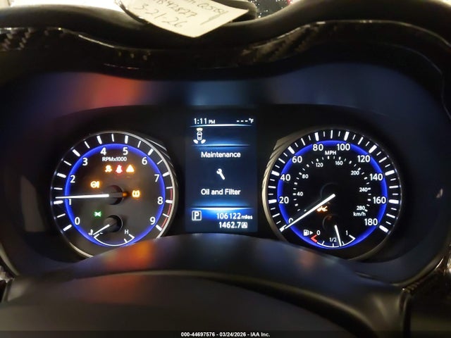 44697576 :رقم المزاد ، JN1BV7AR0FM393941 vin ، 2015 Infiniti Q50 Sport مزاد بيع