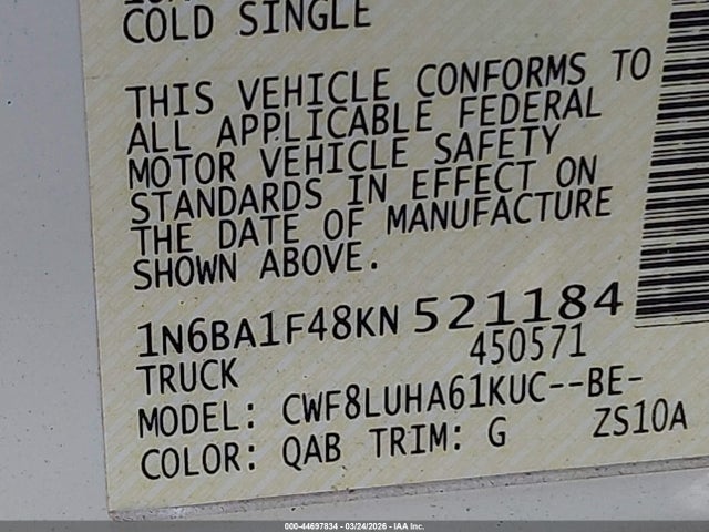 2019 NISSAN TITAN XD 1N6BA1F48KN521184 Photo 8
