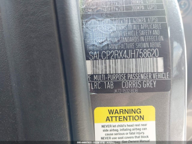 2018 LAND ROVER DISCOVERY SPORT SALCP2RX4JH758620 Photo 8