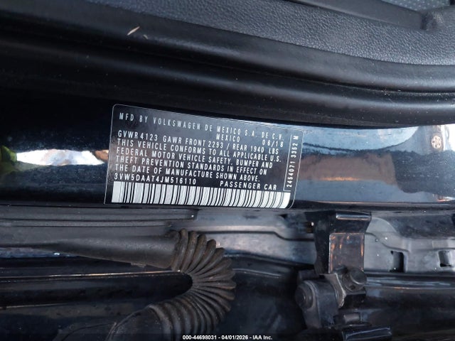 2018 VOLKSWAGEN BEETLE 3VW5DAAT4JM516110 Photo 8