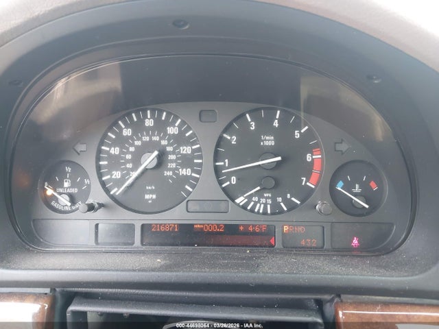 44698064 :رقم المزاد ، WBADE6325WBW59821 vin ، 1998 Bmw 540ia مزاد بيع