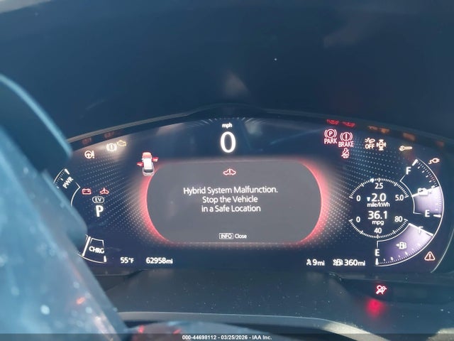 44698112 :رقم المزاد ، JM3KKDHA3R1136984 vin ، 2024 Mazda Cx-90 Phev Premium مزاد بيع