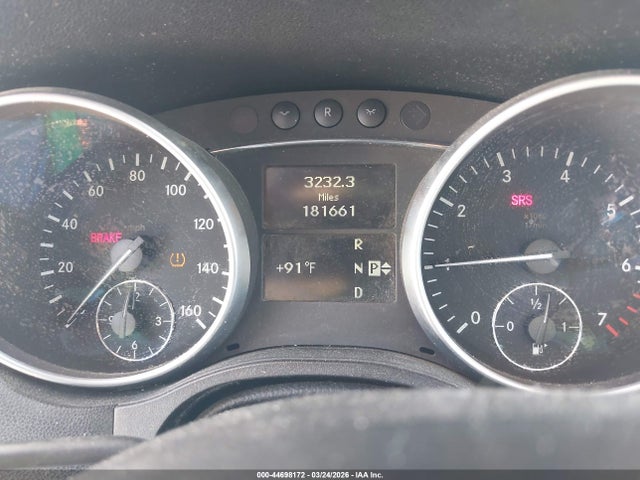 2009 Mercedes-benz Ml 350 4matic მანქანა იყიდება აუქციონზე, vin: 4JGBB86E39A509006, აუქციონის ნომერი: 44698172
