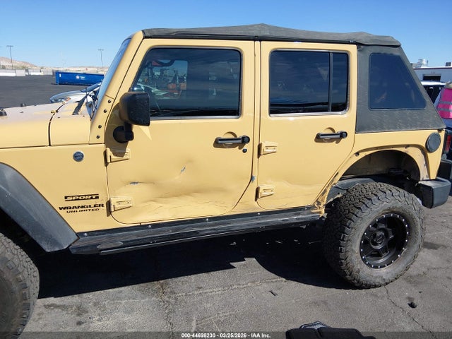 Aukcja sprzedaży 2014 Jeep Wrangler Unlimited Sport, vin: 1C4BJWDG1EL236436, numer aukcji: 44698230