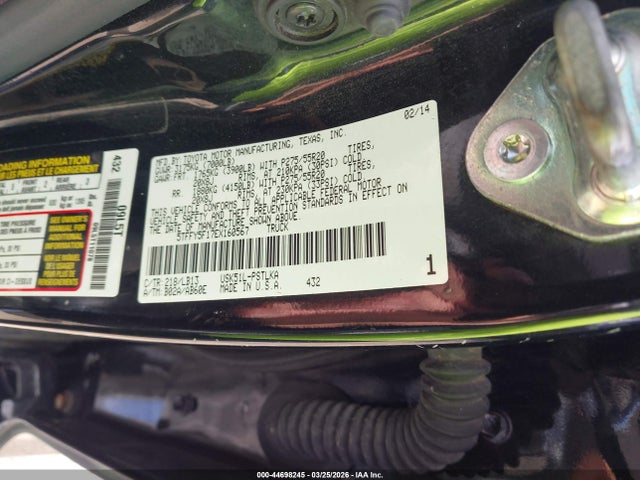 44698245 :رقم المزاد ، 5TFFY5F17EX160567 vin ، 2014 Toyota Tundra Limited 5.7l V8 مزاد بيع