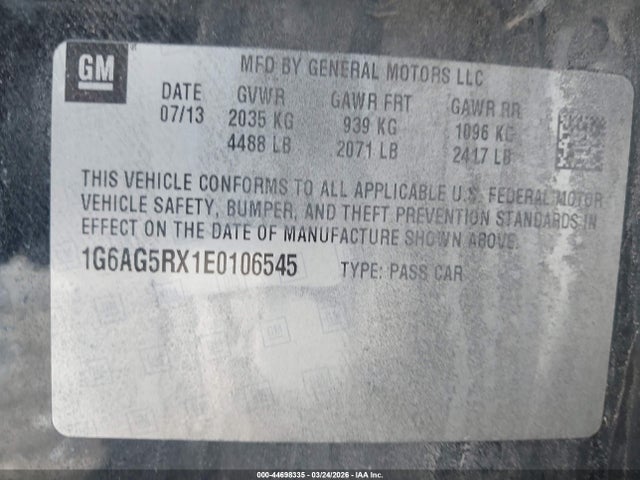 2014 CADILLAC ATS 1G6AG5RX1E0106545 Photo 8