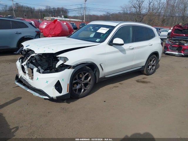 2022 Bmw X3 Xdrive30i მანქანა იყიდება აუქციონზე, vin: WBX57DP03NN182854, აუქციონის ნომერი: 44698445