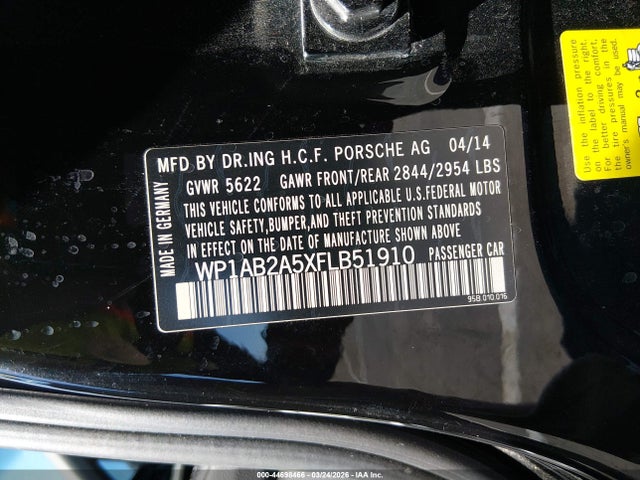 2015 PORSCHE MACAN WP1AB2A5XFLB51910 Photo 8