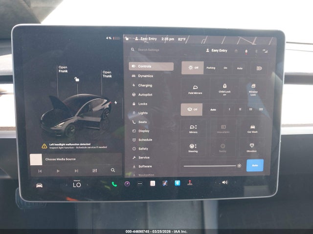 Aukcja sprzedaży 2022 Tesla Model 3 Long Range Dual Motor All-wheel Drive, vin: 5YJ3E1EB0NF256761, numer aukcji: 44698745