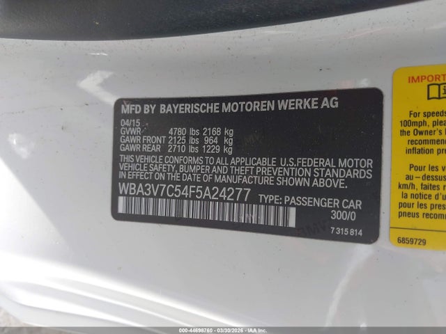 2015 BMW 428I WBA3V7C54F5A24277 Photo 8