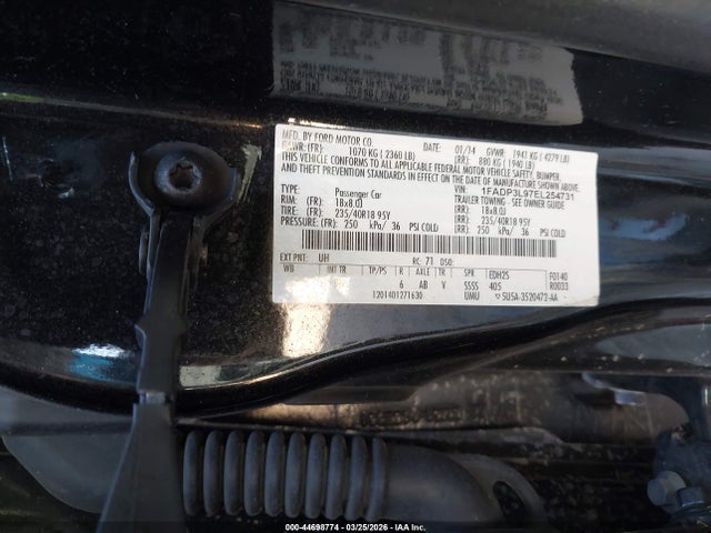 Ford FOCUS ST 2014 1FADP3L97EL254731 Image 9