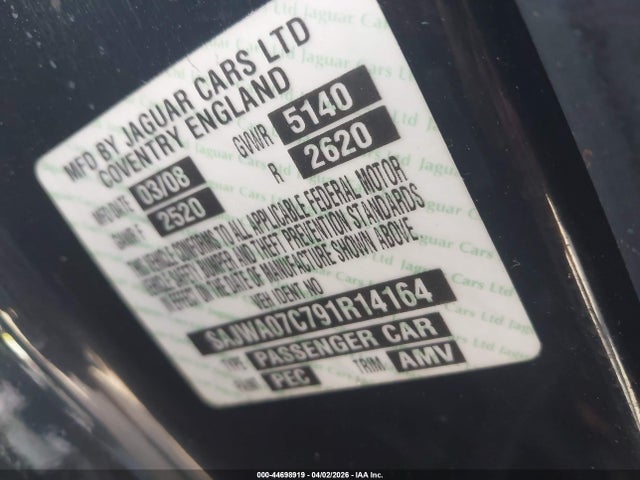2009 JAGUAR XF SAJWA07C791R14164 Photo 8