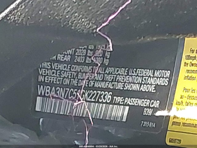 2016 BMW 4 SERIES WBA3N7C51GK227336 Photo 8