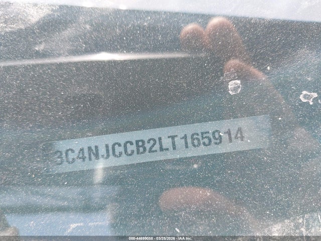 Продажа на аукционе авто 2020 Jeep Compass Limited Fwd, vin: 3C4NJCCB2LT165914, номер лота: 44699058