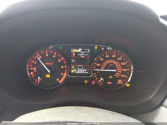 Aukcja sprzedaży 2015 Subaru Wrx, vin: JF1VA1A60F9835599, numer aukcji: 44699087