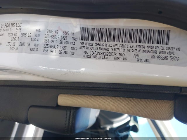 Jeep Cherokee Latitude 2016 1C4PJMCS9GW259576 Image 9