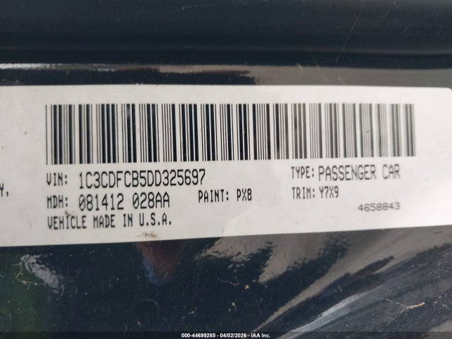 Продажа на аукционе авто 2013 Dodge Dart Gt, vin: 1C3CDFCB5DD325697, номер лота: 44699285