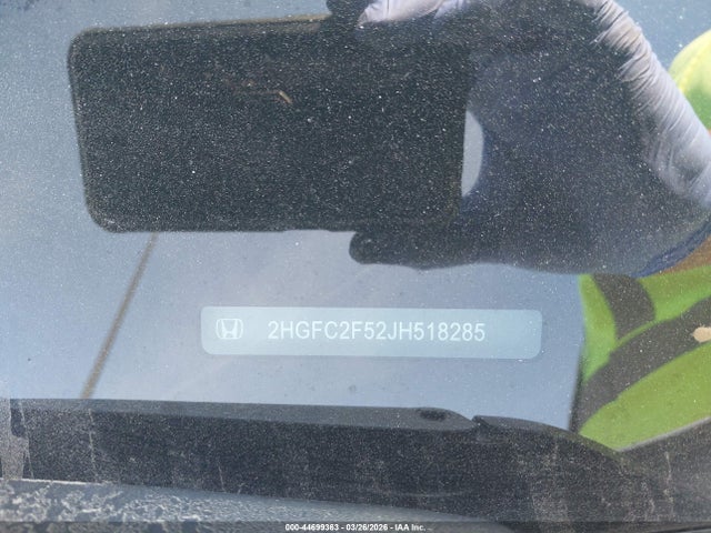 2HGFC2F52JH518285 Honda Civic Lx