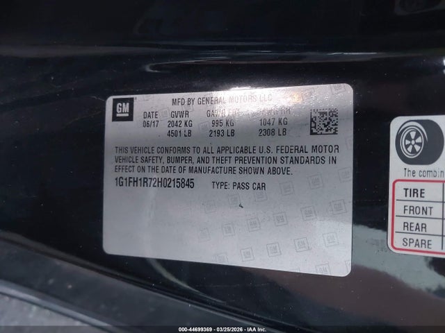 1G1FH1R72H0215845 Chevrolet CAMARO 2SS