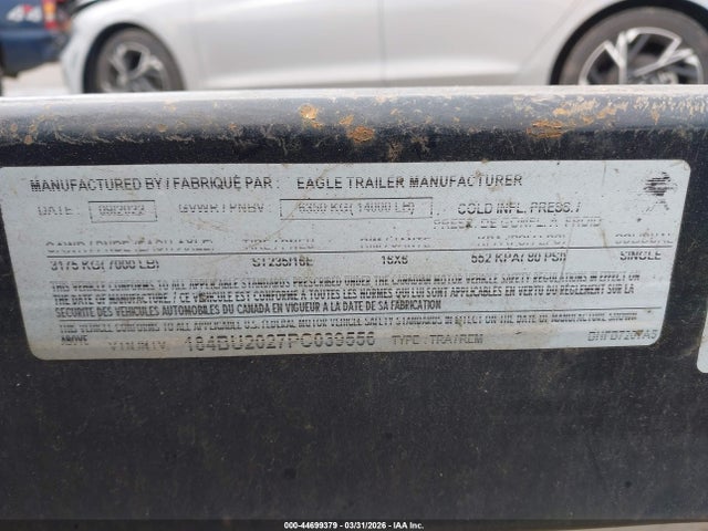 Eagle Utility Trailer 2023 184BU2027PC039556 Image 9