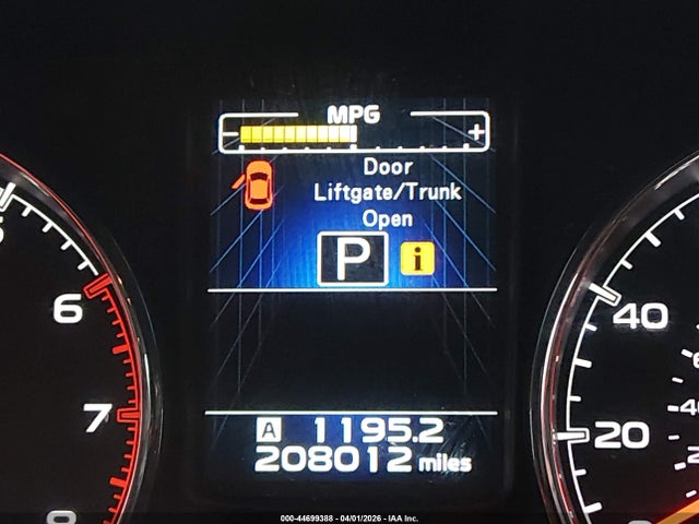 Aukcja sprzedaży 2013 Subaru Outback 2.5i Limited, vin: 4S4BRBSC3D3290428, numer aukcji: 44699388