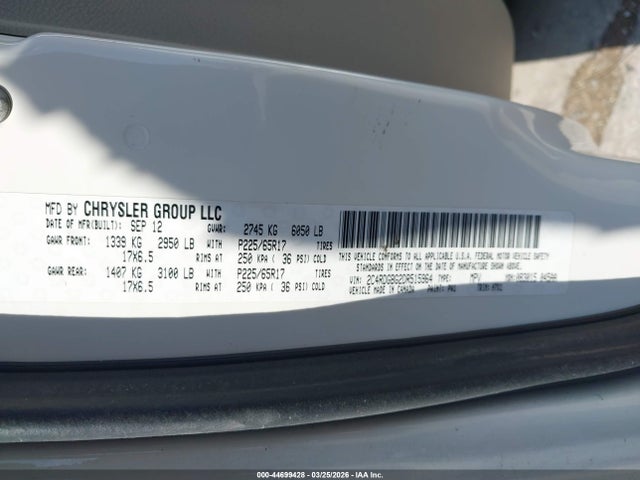 2013 Dodge Grand Caravan Se მანქანა იყიდება აუქციონზე, vin: 2C4RDGBG2DR515964, აუქციონის ნომერი: 44699428