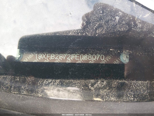 44699452 :رقم المزاد ، 19XFB2F72FE088070 vin ، 2015 Honda Civic Se مزاد بيع