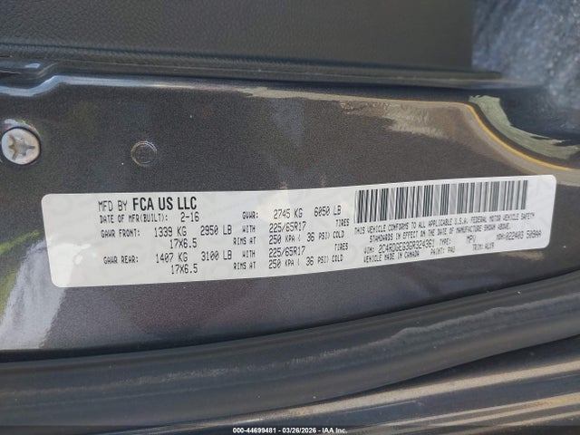 Dodge Grand Caravan R/t 2016 2C4RDGEG3GR324361 Image 9