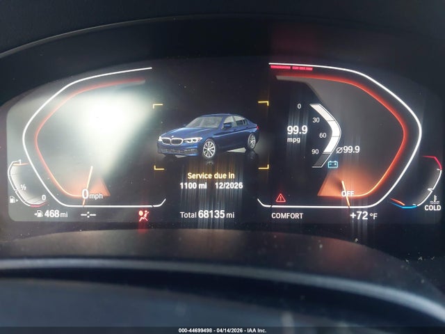 44699498 :رقم المزاد ، WBAJR7C09LWW79683 vin ، 2020 Bmw 530i Xdrive مزاد بيع