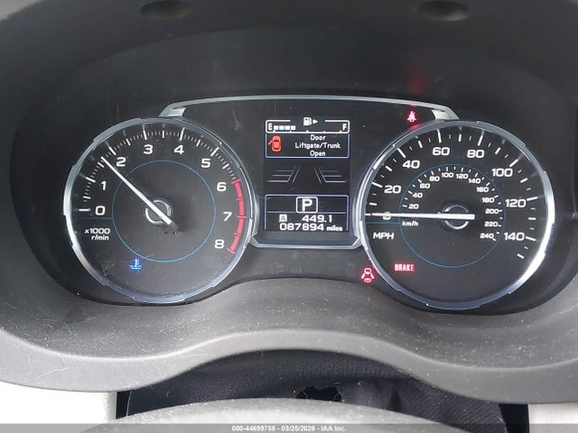Aukcja sprzedaży 2017 Subaru Forester 2.5i Limited, vin: JF2SJARC4HH567268, numer aukcji: 44699758