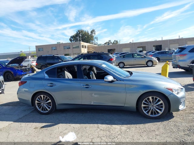 Продажа на аукционе авто 2018 Infiniti Q50 3.0t Luxe, vin: JN1EV7AP5JM360714, номер лота: 44699759