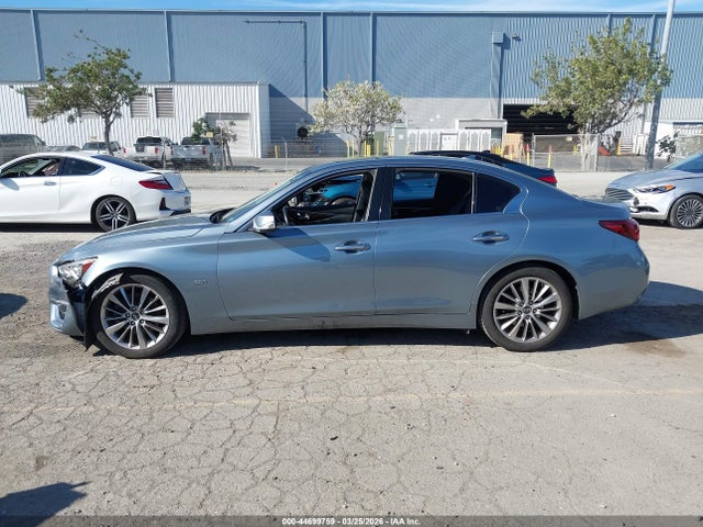 Продажа на аукционе авто 2018 Infiniti Q50 3.0t Luxe, vin: JN1EV7AP5JM360714, номер лота: 44699759