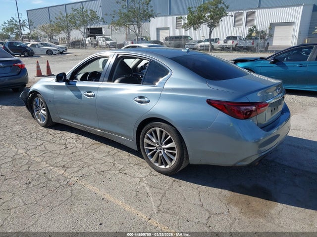 Продажа на аукционе авто 2018 Infiniti Q50 3.0t Luxe, vin: JN1EV7AP5JM360714, номер лота: 44699759