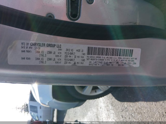 2011 JEEP COMPASS 1J4NT1FAXBD139187 Photo 8