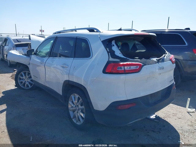 2016 Jeep Cherokee Limited მანქანა იყიდება აუქციონზე, vin: 1C4PJLDBXGW158104, აუქციონის ნომერი: 44699874
