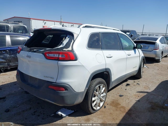 2016 Jeep Cherokee Limited მანქანა იყიდება აუქციონზე, vin: 1C4PJLDBXGW158104, აუქციონის ნომერი: 44699874
