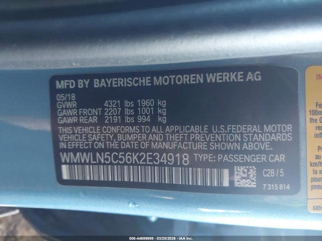 2019 MINI CLUBMAN WMWLN5C56K2E34918 Photo 8