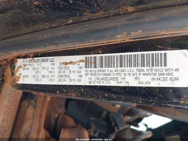 2013 Jeep Wrangler Sport მანქანა იყიდება აუქციონზე, vin: 1C4AJWAG5DL648258, აუქციონის ნომერი: 44700058